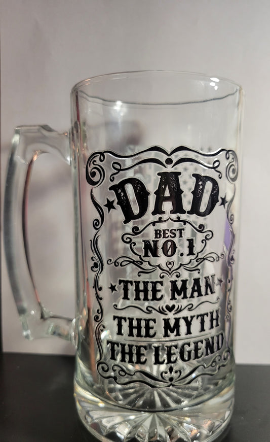 26 oz Beer Mug (Best Dad)