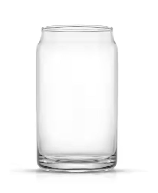 16 oz Beer Can Glass