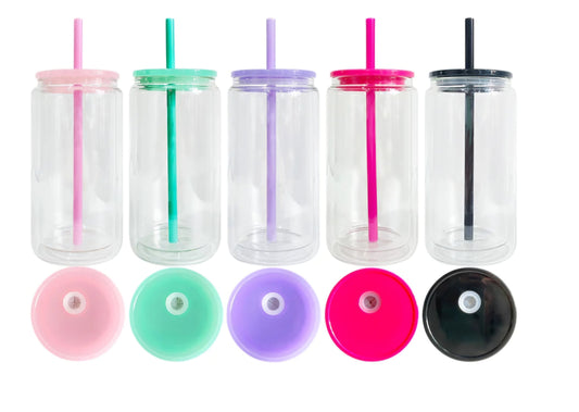 16 oz Acrylic snow globe with Acrylic lid