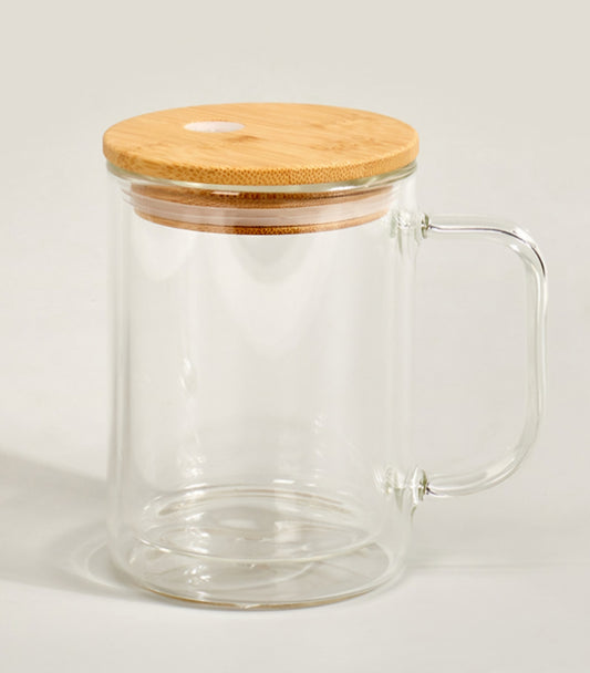 16oz Glass Coffee Mug
